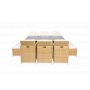 Matgrupp/Utegrupp 10 platser | 6 Stolar & 4 Pallar | Sk�rhamn beige