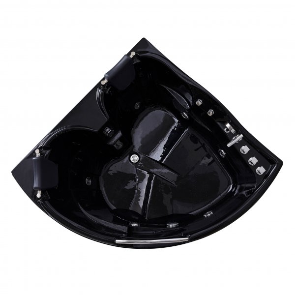 Bubbelbadkar hörn för två 150x150cm | BK-005 | Svart Bubbelbadkar hörn för två 150x150cm | BK-005 | Svart