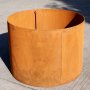 Rund planteringskruka | 3mm cortenstl