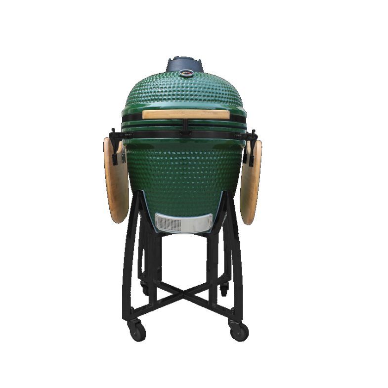Kamado Grill | BBQ Ø55 cm | Grön | Material: Tillverkad av keramik och rostfritt stål