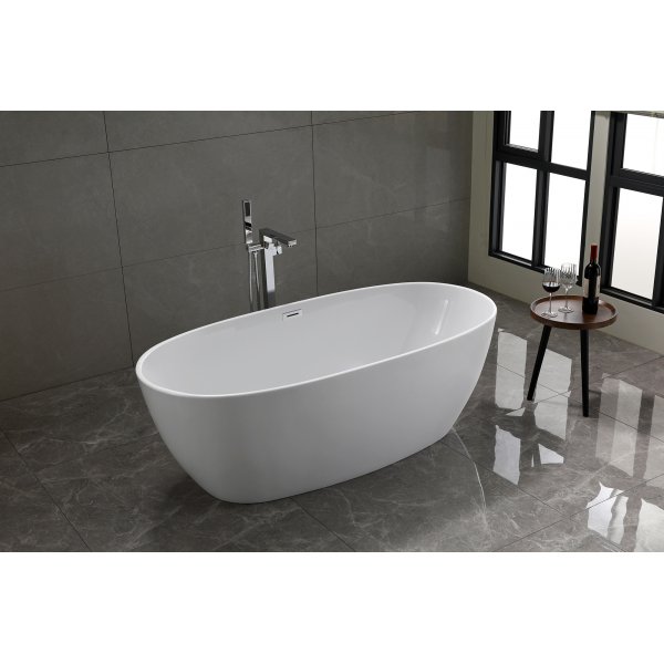 Badkar 170cm | Fristående badkar i akryl | Kore Badkar 170cm | Fristående badkar i akryl | Kore