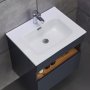 Badrumspaket | Kommod, LED-spegel och hgskp | Hgblank gr