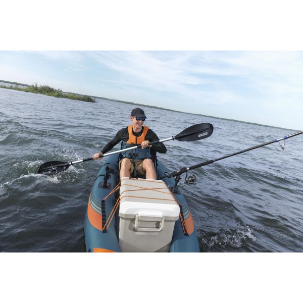 HydroForce Angler Elite Fiskekajak 380×99 cm | Fish ruler, ripstop & komplett set | Bestway (65197) HydroForce Angler Elite Fiskekajak 380×99 cm | Fish ruler, ripstop & komplett set | Bestway (65197)