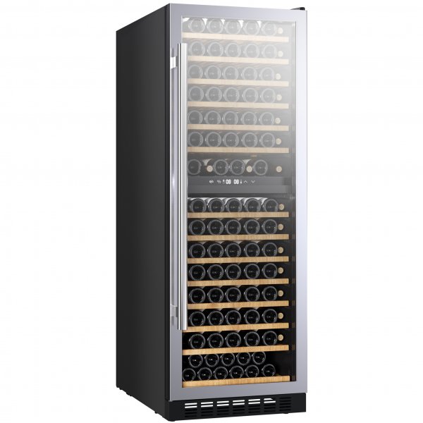 Stor fristående vinkyl 163 flaskor | 2 temperaturzoner | Tystgående Stor fristående vinkyl 163 flaskor | 2 temperaturzoner | Tystgående