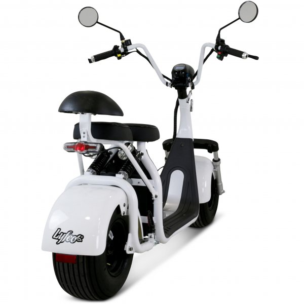 Fatscooter 2000W - LG litiumbatteri - Vit