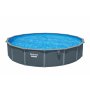 Bestway Hydrium pool ovan mark �7,32 m � 132 cm djup | St�lpool (561RP)