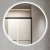 Rund badrumsspegel 120cm med LED-lyse | Anti-fog & touch-styrning