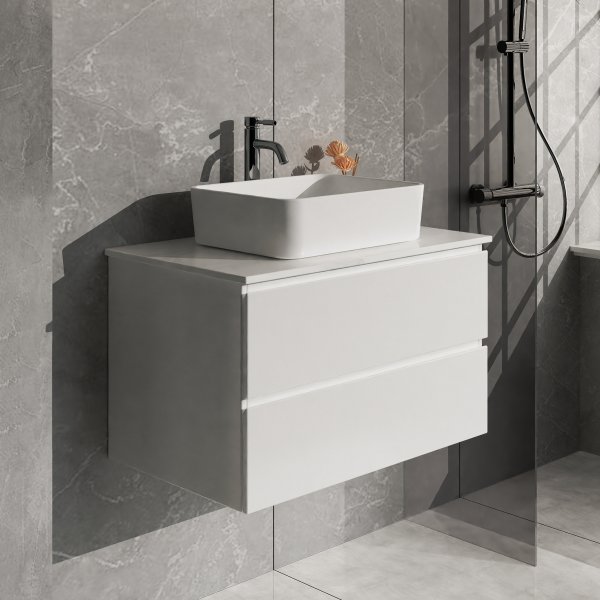 Tvttstllsskp | Med handfat | Nimbus vit