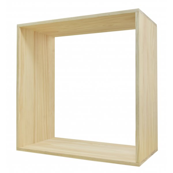 Frvaringsbox i tr fr vin | 60x60x30 cm | Naturligt furu