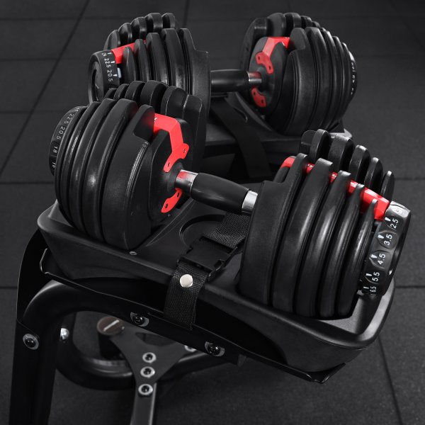 Hantelställ i stål | Maxlast 2x40kg | Trekkrunner Hantelställ i stål | Maxlast 2x40kg | Trekkrunner