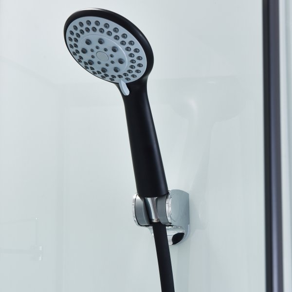Modern duschkabin med flera strållägen | Svart Modern duschkabin med flera strållägen | Svart
