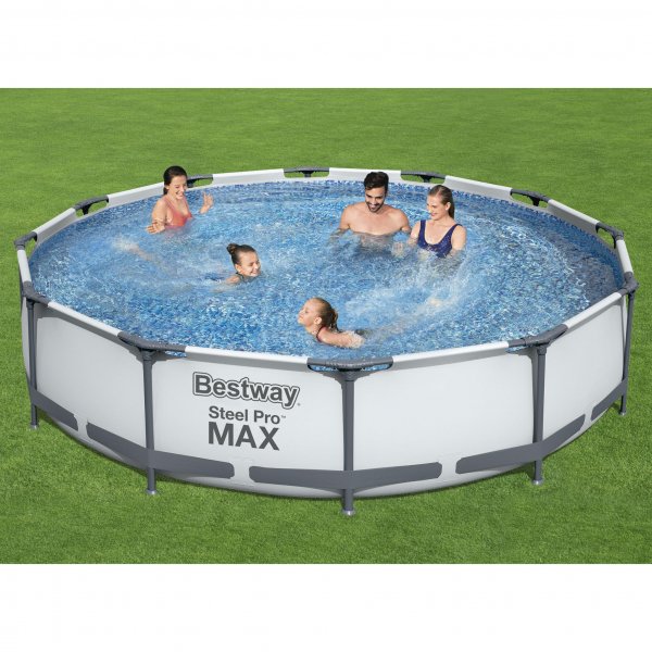 Bestway pool ovan mark Ø3,66m - 76cm djup | Steel Pro MAX (56416) Bestway pool ovan mark Ø3,66m - 76cm djup | Steel Pro MAX (56416)