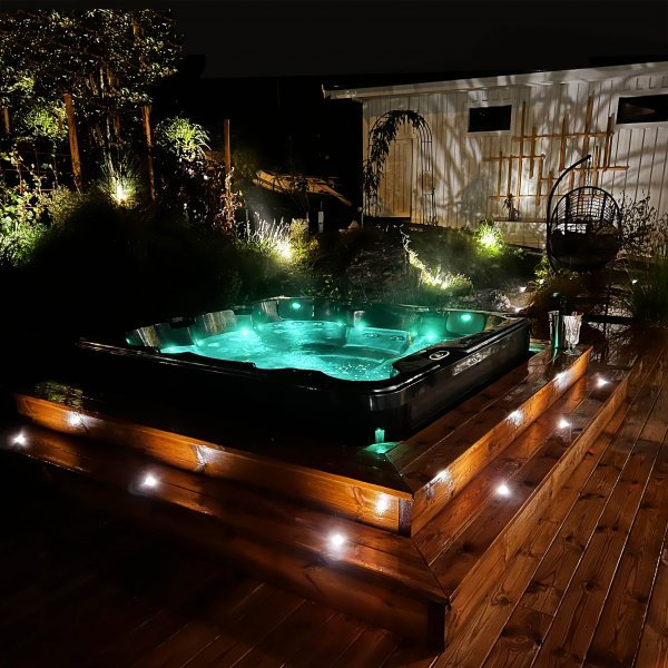 Spabad Poseidon Blackline  56 personer | Lucite akryl, Gecko cirkulationspump & Balboa system | 2026