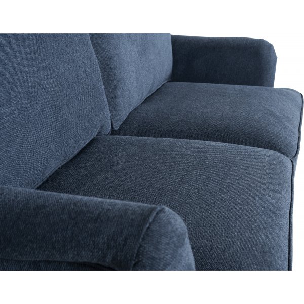 Howardsoffa 2-sits | Kallskum, avtagbara dynor & björkstomme | Watford Deluxe Mörkblå Howardsoffa 2-sits | Kallskum, avtagbara dynor & björkstomme | Watford Deluxe Mörkblå