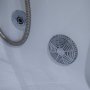 Rektangulr duschkabin med jacuzzi-badkar