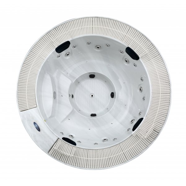 Spabad Galaxy | 220cm runt utespa | 21 jets massage | Balboa styrsystem & Lucite akryl