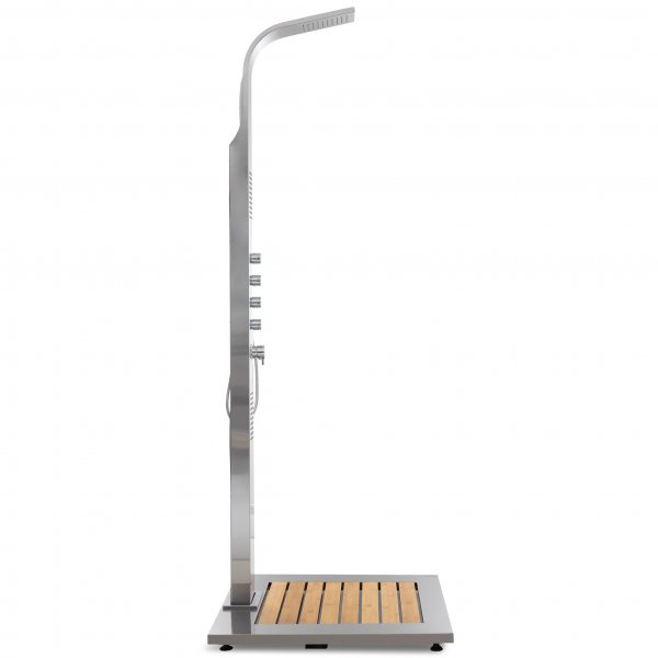 Utedusch med massage | Rostfritt st�l