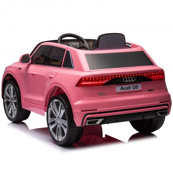 Elbil för barn Audi Q8 2x35W 12V7Ah| Rosa Elbil för barn Audi Q8 2x35W 12V7Ah| Rosa