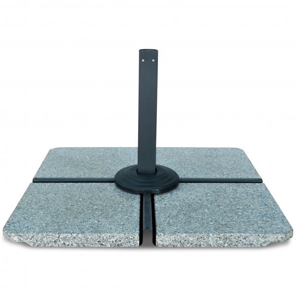 Rektangulrt premiumparasoll 3x4m | Kraftig konstruktion | Gr