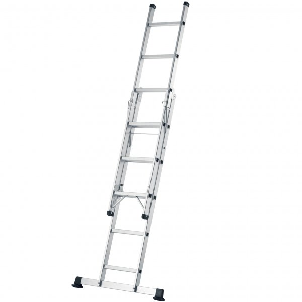 Hopfällbar A-stege | 2,57 m - 6 steg | Aluminium Hopfällbar A-stege | 2,57 m - 6 steg | Aluminium