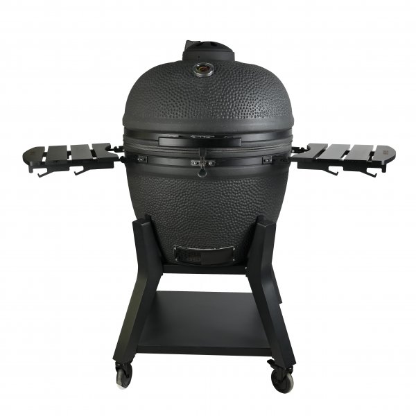 Kamadogrill Ø68 cm | Keramisk grill i matt svart med precisionstermometer Kamadogrill Ø68 cm | Keramisk grill i matt svart med precisionstermometer