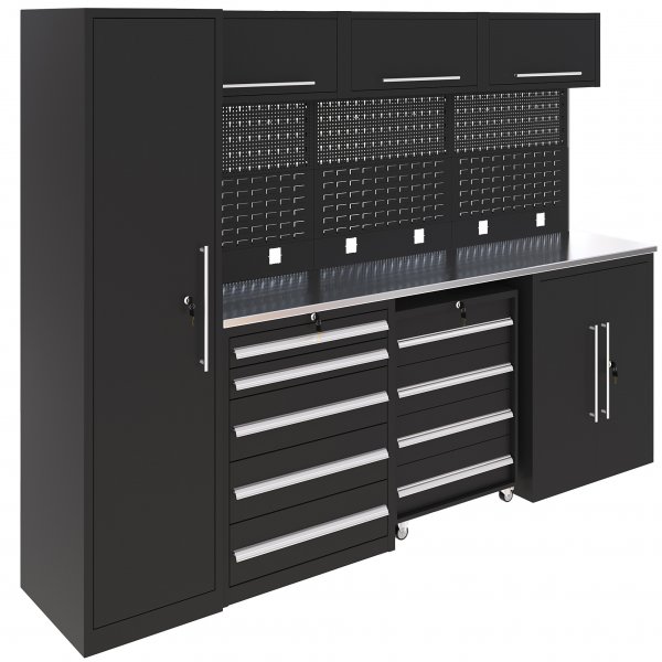 Garageinredning | Komplett förvaringssystem | Extra hög Garageinredning | Komplett förvaringssystem | Extra hög