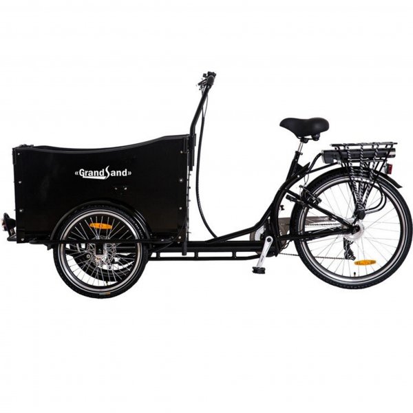Ldcykel El | 6 vxlar | 250W - 12,8Ah Panasonic litiumbatteri - Svart
