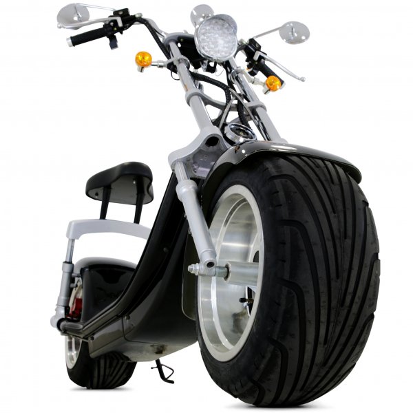 Retro fatscooter premium 2000W - LG litiumbatteri - Aluminiumfälgar Retro fatscooter premium 2000W - LG litiumbatteri - Aluminiumfälgar