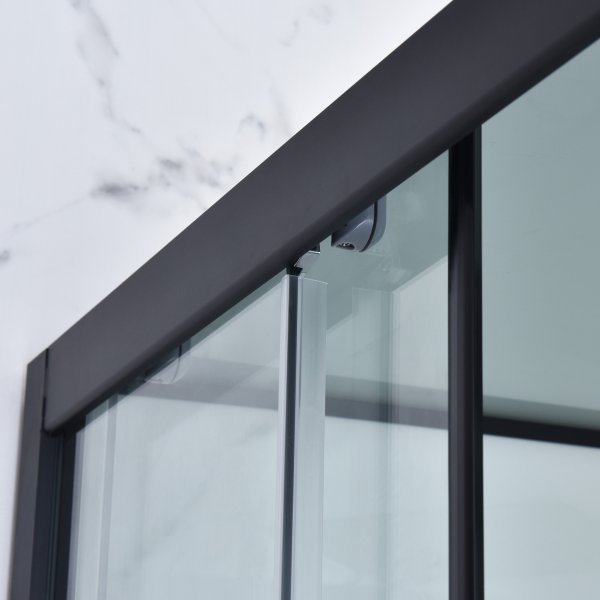 Modern duschkabin med flera strållägen | Svart Modern duschkabin med flera strållägen | Svart