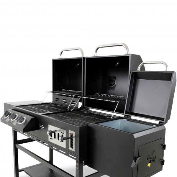 Kombinerad kol- & gasolgrill med r�k | Cleaveland