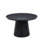 F�rl�ngningsbart runt matbord 120�200 cm i ek med plats f�r 4�10 personer | Crossby