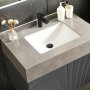 Badrumspaket | Tlig sintrad sten | LED-spegel | Cirrus Grey