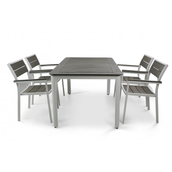 Underh�llsfria utem�bler 150cm | 4 stolar | Lyfco Orust