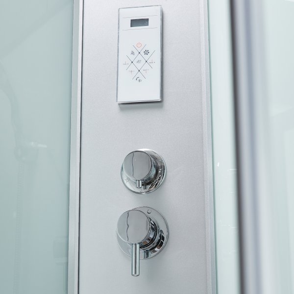 Duschkabin i akryl med bluetooth och massage