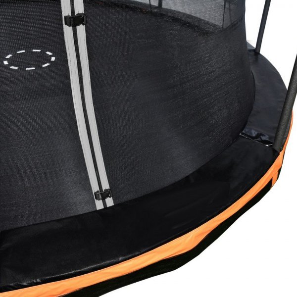 Rund nedgrävd studsmatta 3,96m | Svart/Orange Rund nedgrävd studsmatta 3,96m | Svart/Orange