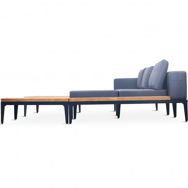 Loungegrupp fr trdgrden | Teak och aluminium | Lyfco Bjrkskr