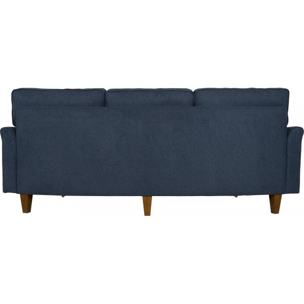 Howardsoffa 3-sits | Svängd design, kallskum & avtagbar klädsel | Watford Deluxe Mörkblå Howardsoffa 3-sits | Svängd design, kallskum & avtagbar klädsel | Watford Deluxe Mörkblå