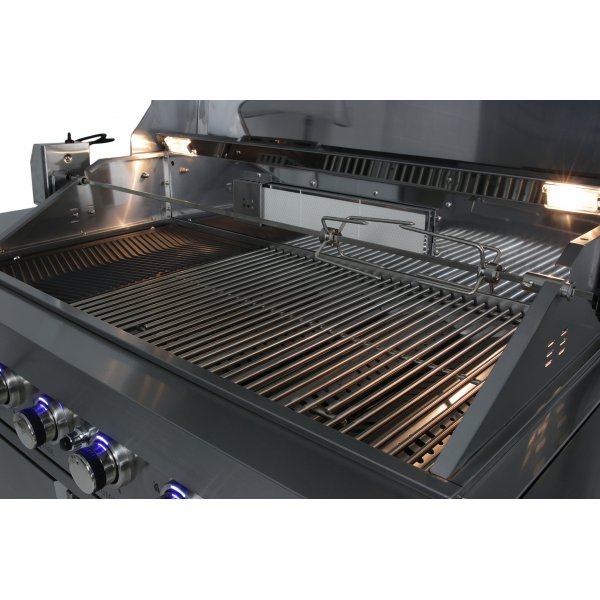 Stor rostfri gasolgrill/utekk med varmluftsfunktion | New Orleans