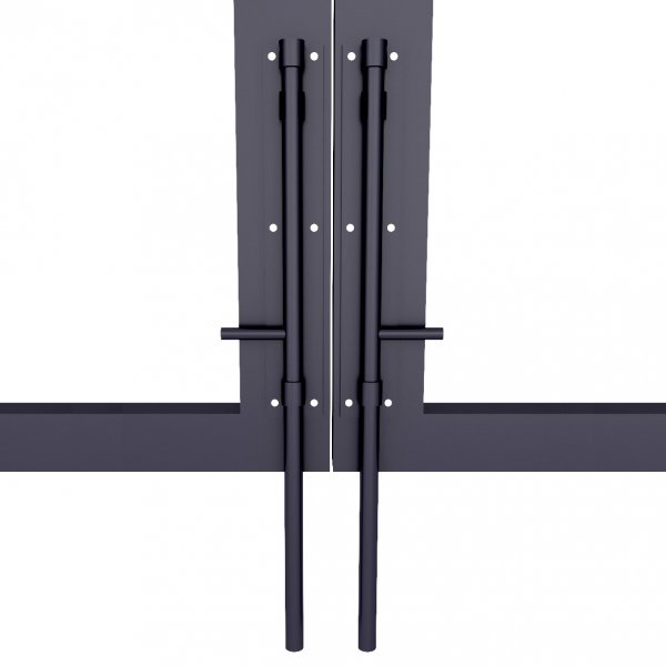 Smidesgrind 120x300cm | Dubbelgrind | Smedsbyn Smidesgrind 120x300cm | Dubbelgrind | Smedsbyn