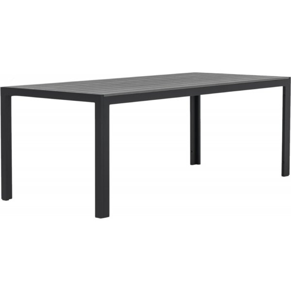 Las Vegas utebord 205x90 cm - Svart / Gr