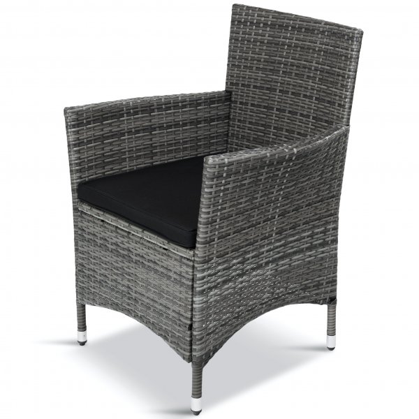 Matgrupp utembler med 8 stolar | Dynor ingr | Gr | Lyfco Lysekil