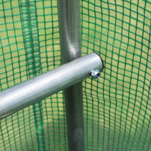 Tunnelvxthus 9m | Stlram med PE-plastverdrag