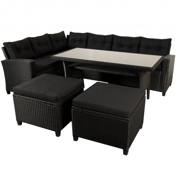 Exklusiv loungegrupp | Konstrotting | Tanumshede - Svart - FYNDVARA Exklusiv loungegrupp | Konstrotting | Tanumshede - Svart - FYNDVARA