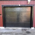 Kundbild Takskjutport med motor | 2,5m bred | Svart: Mycket n�jd bra port l�tt att...
