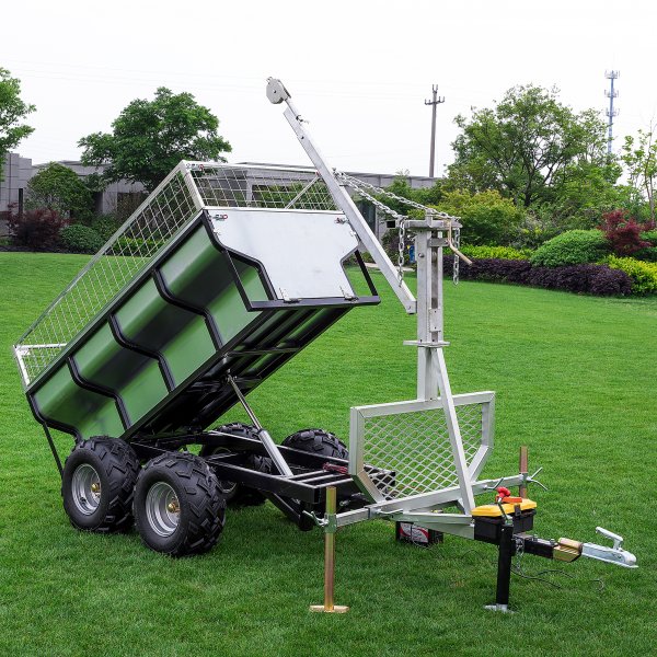 Elektroniskt tippbart ATV-släp | Linjärt ställdon Elektroniskt tippbart ATV-släp | Linjärt ställdon