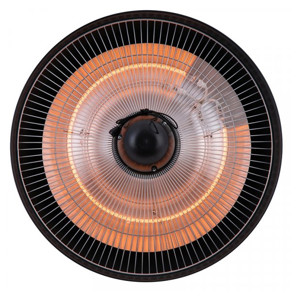 Hngande terrassvrmare | 1500W | Svart