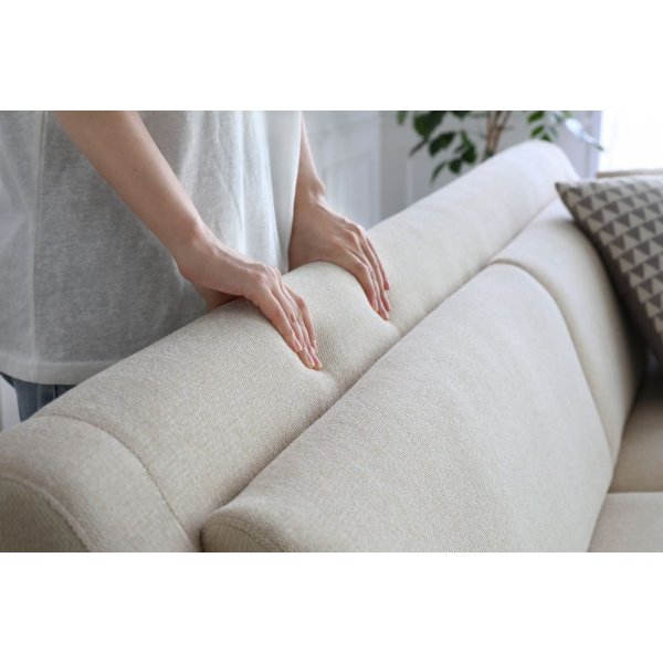 Soffa 3-sits | Eukalyptusträ, polyester & metallben | Hanna Soffa 3-sits | Eukalyptusträ, polyester & metallben | Hanna