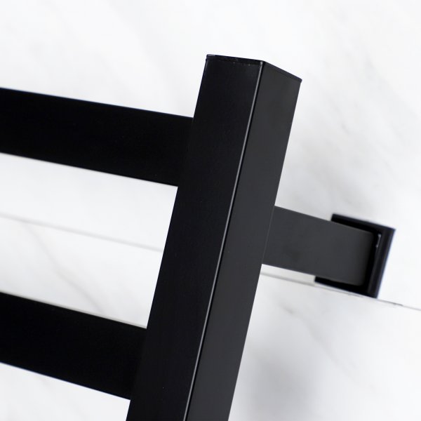 Elektrisk handdukstork 60x128x12cm | SC7B | Svart