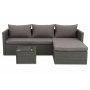 Soffgrupp utembler | Divansoffa & soffbord | Grmelerad konstrotting | sthammar