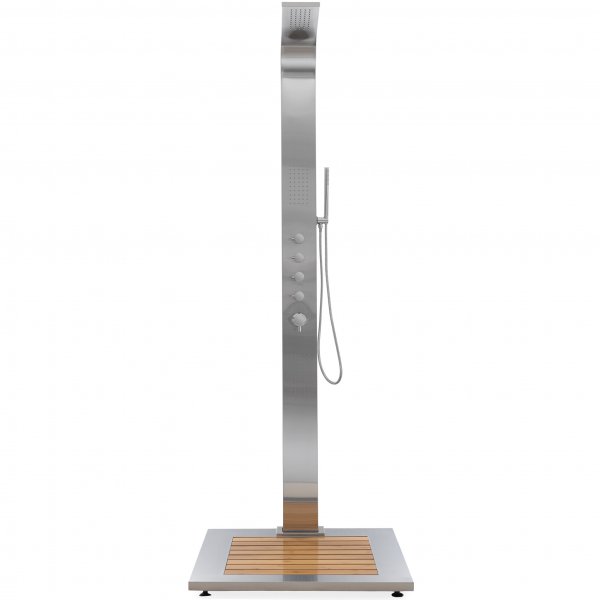 Utedusch med massage | Rostfritt st�l